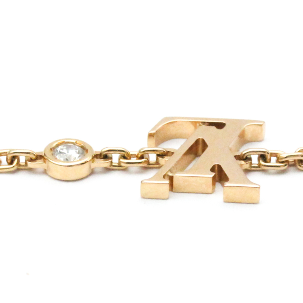 LOUIS VUITTON 18k Rose Gold Diamond Charm Bracelet - Picture 5 of 9